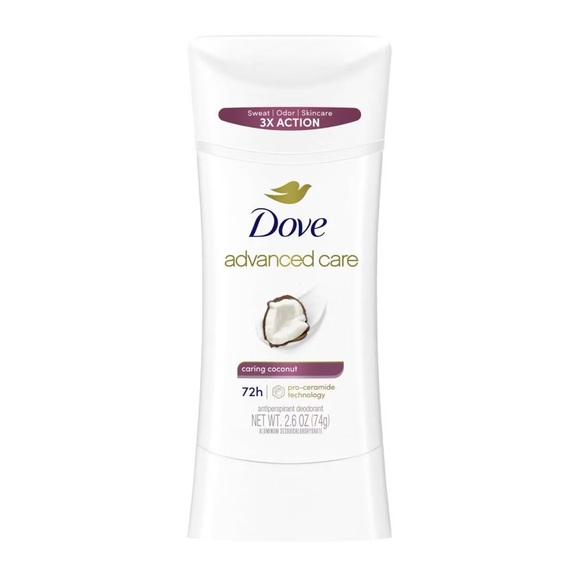 Dove Other - DOVE Advanced Care Caring Coconut 72-Hour Solid Deodorant, NEW
